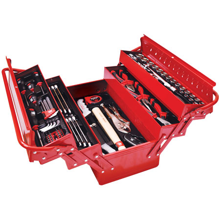 Caja de herramientas metálica con 6 cajones - Almacenaje Herramientas
